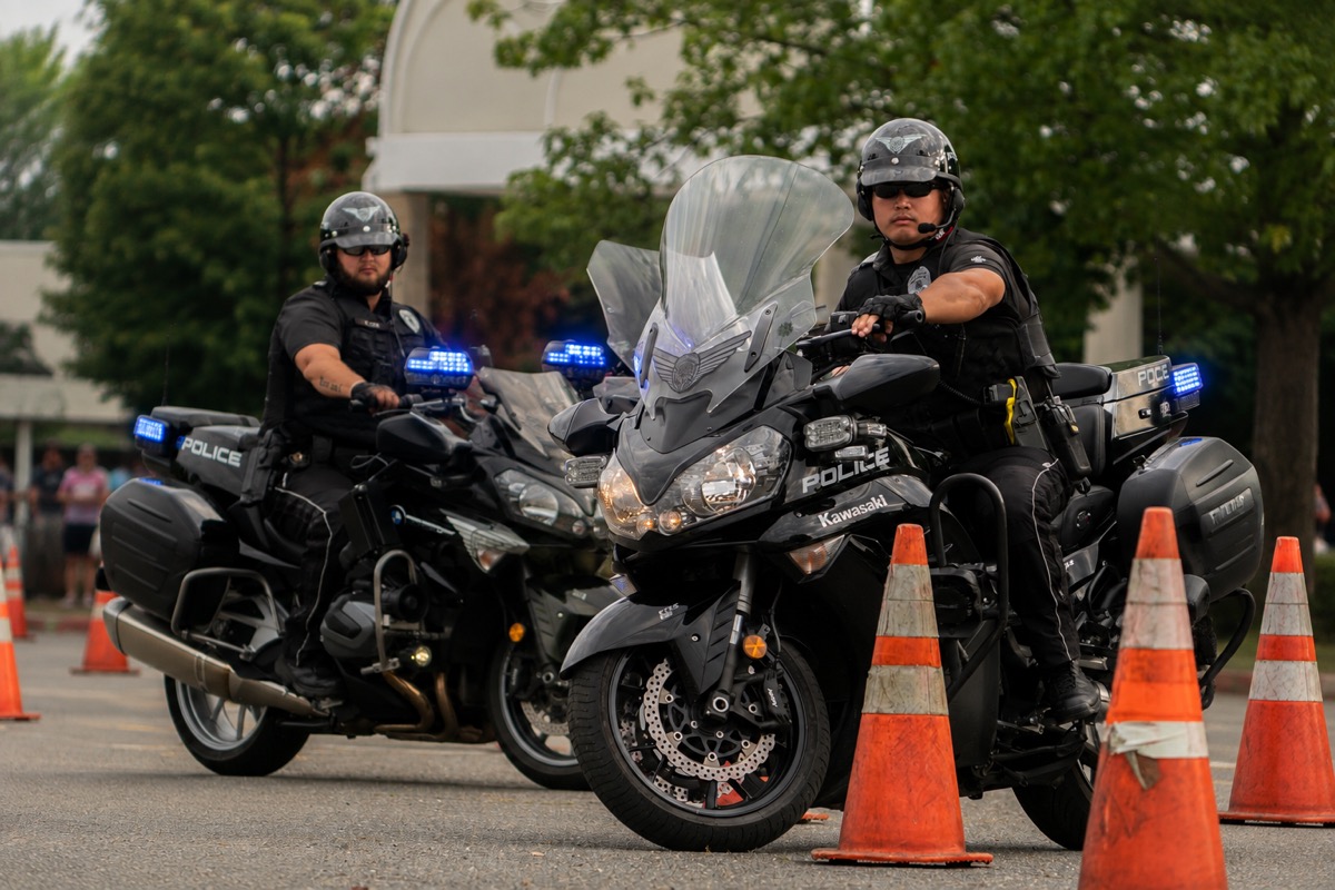 Winston-Salem Police motorcycle officers