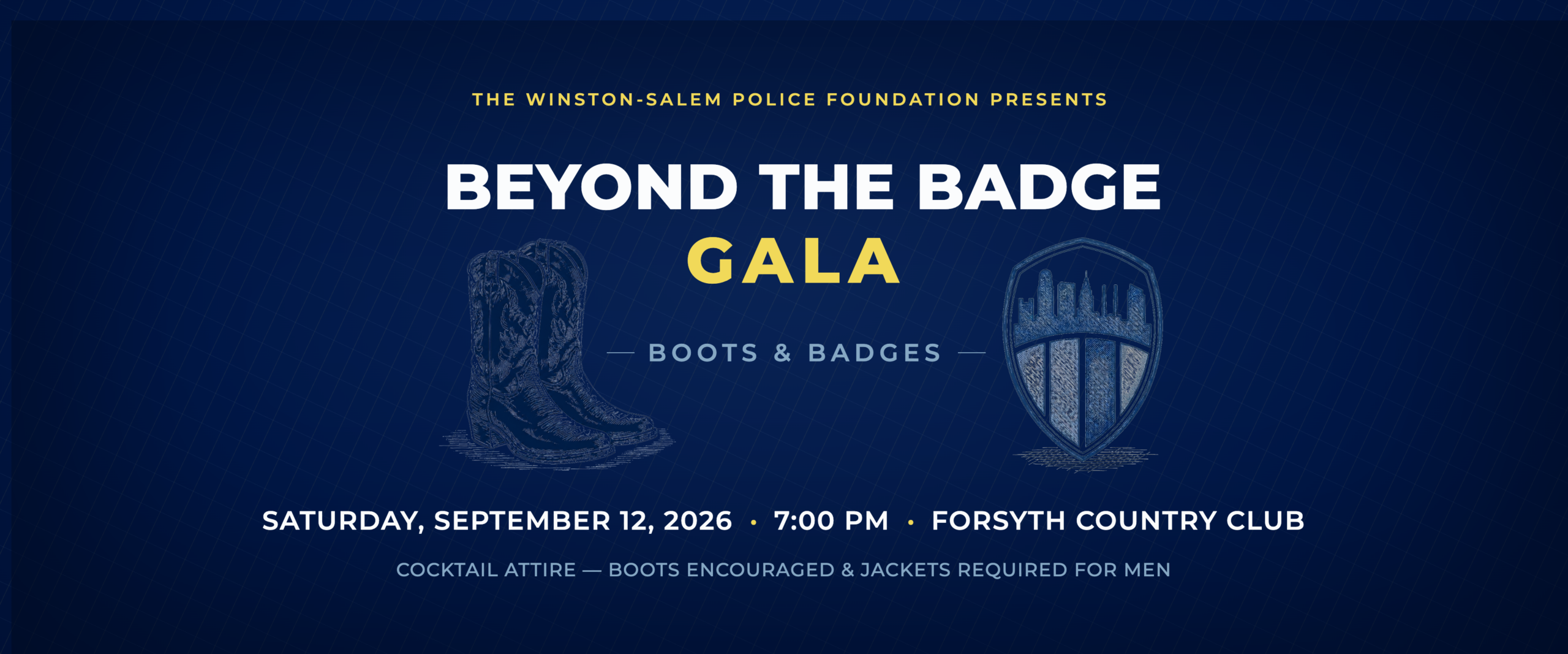 Beyond the Badge Gala – Saturday, September 12, 2026, Forsyth Country Club